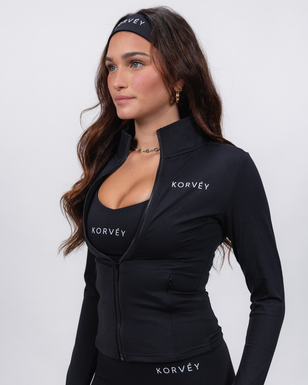 EMPOWER ZIP UP JACKET ONYX