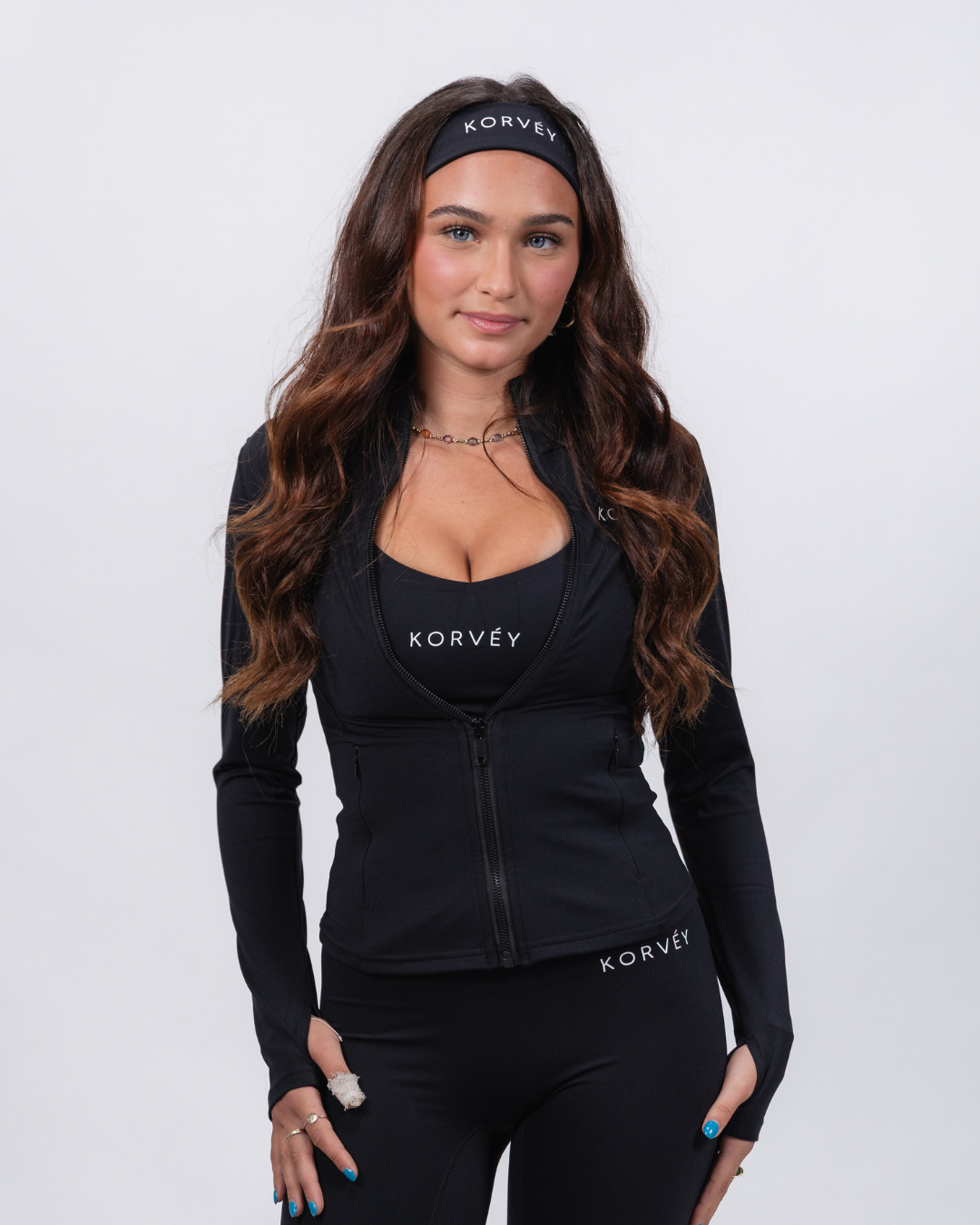 EMPOWER ZIP UP JACKET ONYX