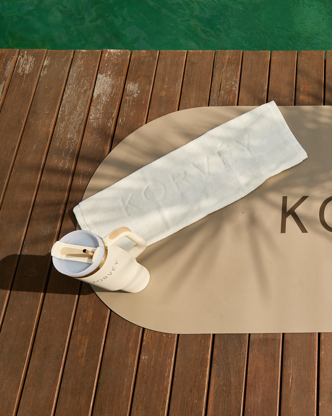 KORVÉY GYM TOWELS CRÉME