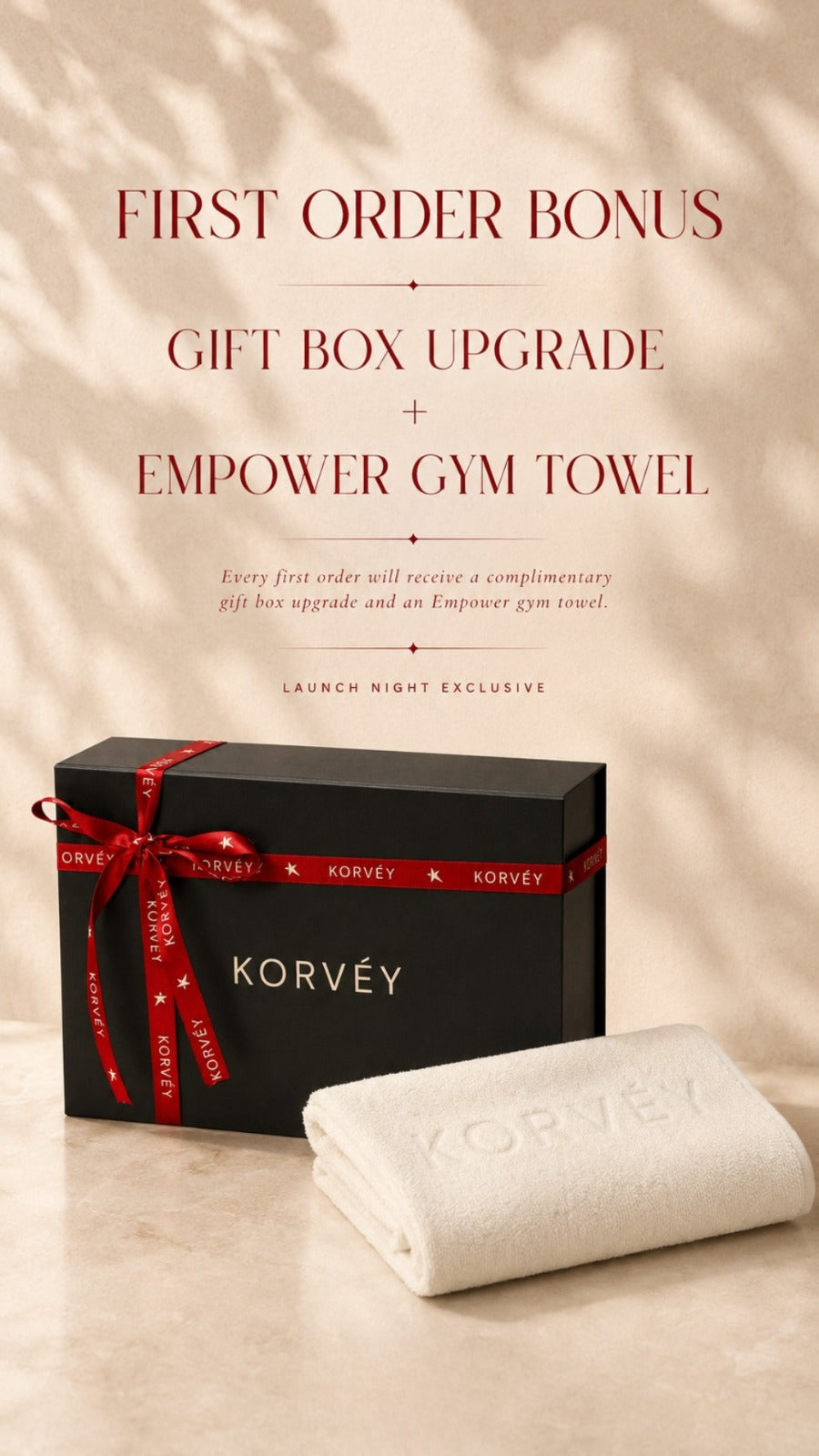 FREE GIFT BOX + GYM TOWEL