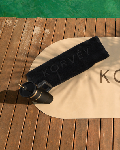 KORVÉY GYM TOWELS ONYX
